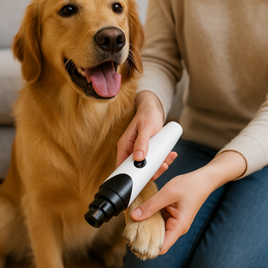 WePet Clip – משייף ציפורניים חשמלי שקט ועדין לחיות מחמד