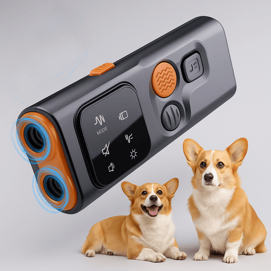 מכשיר אולטרסוני לבקרת נביחות כלבים